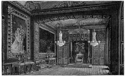 Throne Room, Windsor, 1880.
