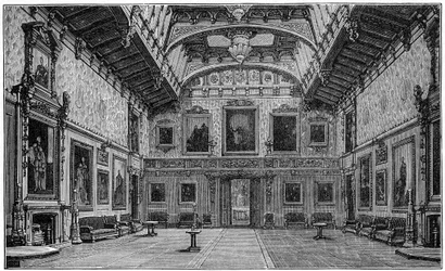 Waterloo Chamber, Windsor Castle, 1880