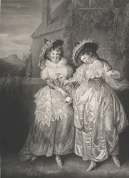 Mrs. Ford och Mrs Page Shakespeare, Merry Wives of Windsor, Akt 2, Scene 1, 1793.