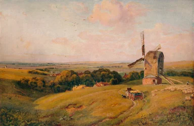 Alfriston Mill, c1886, 1938