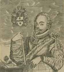 Porträtt av Sir Francis Drake, 1628.