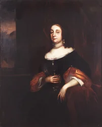 Elizabeth Cromwell, född Bourchier, beskyddarinnan, ca 1654-58 (olja på duk)