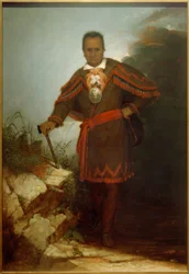 Röd jacka