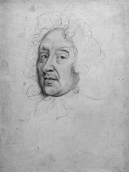 Mansporträtt (penna på veläng)