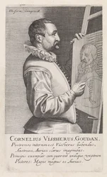Porträtt av Cornelis Visscher