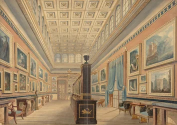 The Flemish Picture Gallery, The Mansion of Thomas Hope, Duchess Street, Portland Place, 1830-51.
