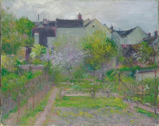 Grez-sur-Loing (olja på duk)