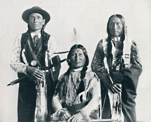 En grupp Algonquiner, 1912