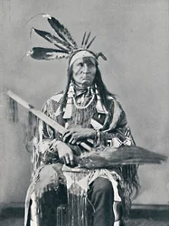 En Sioux-hövding, 1912