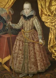 Charles I (1600-49) när hertigen av York, ca 1605 (olja på duk)