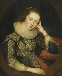 Mary Stuart, Queen of Scots (olja på trä)
