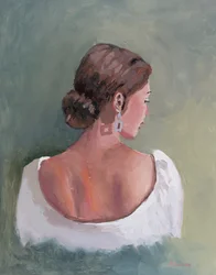 Anna, 2023 (olja på pannå)