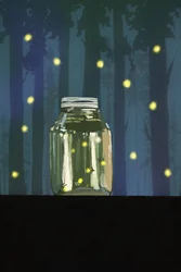 Chasing Fireflies, 2022 (digital)