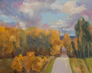 Grandview Autumn, 2023 (olja på pannå)