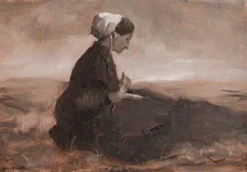 Mending The Nets, 2023 (olja på papper)