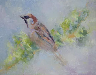 P. Domesticus, 2014 (olja på duk)