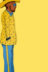 Yellow Suit Man, 2022 (digital)