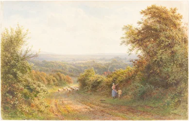Squirrel Lane, nära Magham Down, Sussex