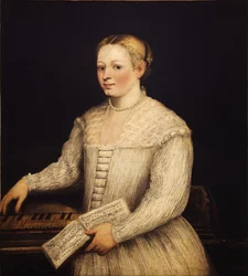 Självporträtt, ca 1580-1585.