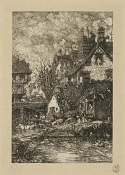Entering a Village, från Revue Fantaisiste
