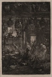 Moldavisk interiör, 1865.