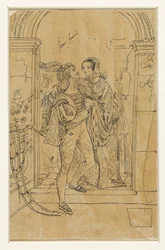 Romeo och Juliette i 1400-talsdräkt
