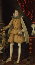 Prins Philip och dvärgen, Miguel Soplillo, ca 1620 (olja på duk)