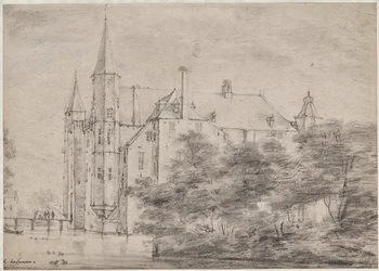 Zuylen slott nära Utrecht