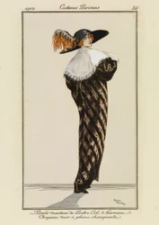 Tavel 36 från "Costumes Parisiens