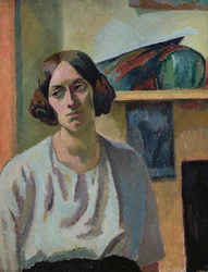 Chef för en modell, 1913
