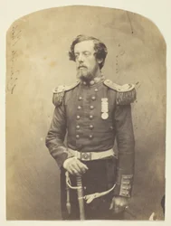Kapten Verschoyle, Grenadier Guards, en tidig fotograf, fotograferad på Krim