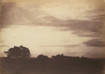 Landskap med moln, troligen 1856.