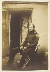 Prins Edvard av Sachsen-Weimar, fotograferad i fält, Krim