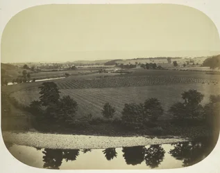 Valley of the Ribble och Pendle Hill, 1859.