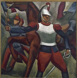 Cuirassier (olja på duk