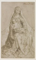 Madonna med välsignelse av Kristus-barn