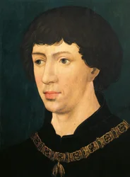 Porträtt av Karl den djärve, hertig av Burgund