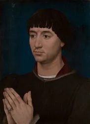 Porträtt av Jean Gros (recto); Jean Gros vapensköld (verso)