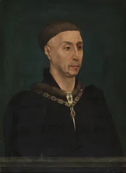 Porträtt av Filip den gode 1396-1467