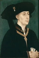 Porträtt av Filip den gode 1396-1467, efter 1450