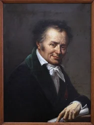 Porträtt av Dominique Vivant Denon (1747-1825). Målning av Roland Lefevre (1755-1830), Olja på duk