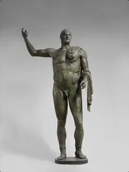 Bronsstaty av kejsaren Trebonianus Gallus, 251–253 AD (brons)