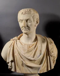 Byst av kejsar Nerva (Marcus Cocceius Nerva) (26-98 e.Kr.), Paris, Louvren