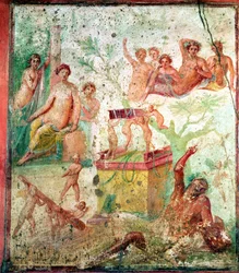 Drunken Hercules, romersk, 1:a århundradet