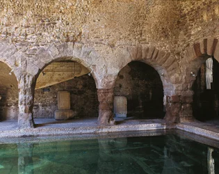 Frigidarium, Caldes de Montbui, Barcelona, ​​​​Spanien, 2:a-1:a århundradet f.Kr. (foto)