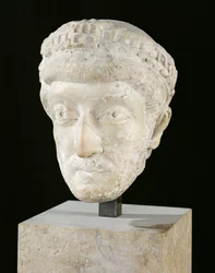 Chef för kejsar Theodosius II (408-450) (marmor)