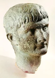 Tiberius huvud (42 f.Kr. - 37 e.Kr.) (brons)