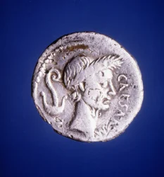 Julius Caesar - romerskt mynt