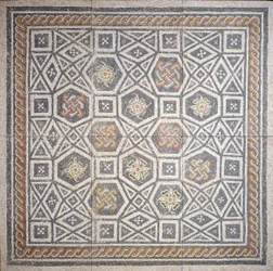 Mosaik, 2:a århundradet (marmor och glas)