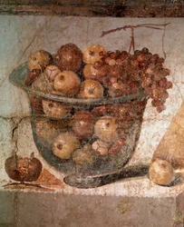 Panmusiker, bland nymferna, detalj (fresk